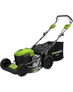 Газонокосилка аккумуляторная GD40LM46SP 2506807UB с 1 им АКБ 4 Ah Greenworks