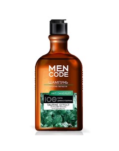 MEN CODE Шампунь MEN NATURE укрепляющий 300.0 Aura