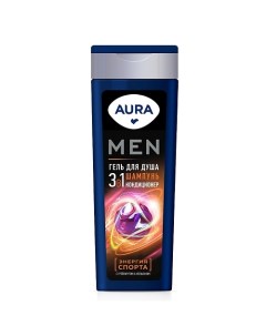 Men Гель для душа 3в1 Энергия Спорта 380 0 Aura