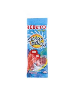 Жевательный мармелад WACKY STICKS, 75 г Bebeto