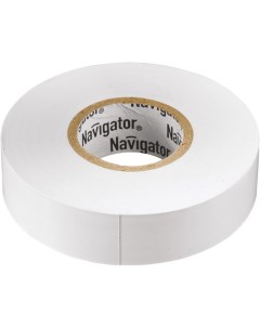 Изолента ПВХ 15мм рул 10м бел NIT B15 10 WH 71228 Navigator