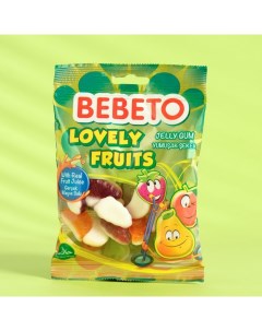 Жевательный мармелад LOVELY FRUITS, 70 г Bebeto