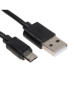 Кабель microUSB USB 1 м черный Oxion