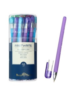 Ручка шариковая FirstWrite Special, 0.5 мм, синие чернила, матовый корпус Silk Touch, МИКС Brunovisconti