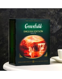 Чай чёрный English Edition, 100 пакетиков*2 г Greenfield