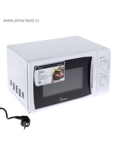 Микроволновая печь MG 820 CFB W 20л 800Вт гриль механическое управление Midea