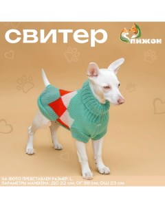 Свитер "Весеннее настроение", XS (ДС 34, ОШ 34, ОГ 32-51 см) Пижон