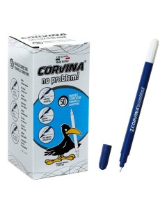 Ручка капиллярная стираемая Corvina No Problem двусторонняя узел 0 7 мм чернила синие Carioca