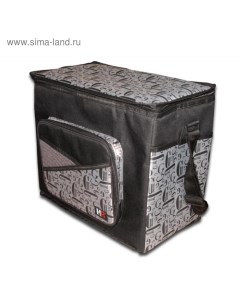 Сумка холодильник COOLER BAG Черно Сер YF 1266 Hadar rosen