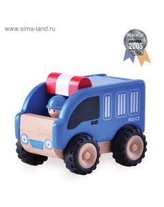 Деревянная игрушка Miniworld «Полицейская машинка» Wonderworld