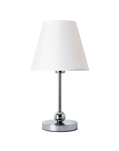 Настольная лампа ELBA, 1x60Вт E27, цвет хром Arte lamp