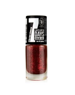 Лак для ногтей Color Gel тон 286 Праздничный красный 8мл Tf