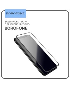 Защитное стекло для iPhone 13 13 Pro 14 анти отпечатки 0 33 мм 9H черная рамка Borofone