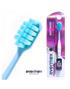 Зубная щётка мягкая, микс Evermex