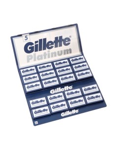 Сменные лезвия Rubie Platinum для безопасных бритв 5шт Gillette