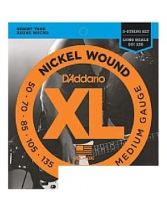 Струны для гитары EXL160-5 50-135 D'addario