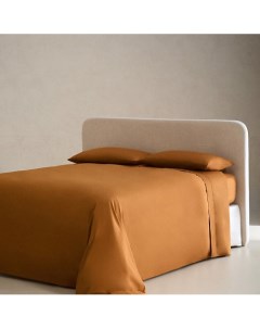 Притачная простыня из хлопкового перкаля 300 нитей 160 x 200 x 30 Zara home