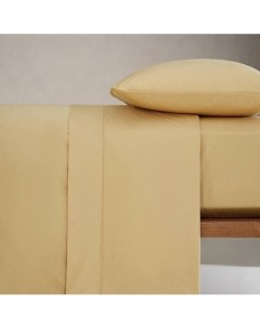 Притачная простыня из хлопкового перкаля 300 нитей 160 x 200 x 40 Zara home