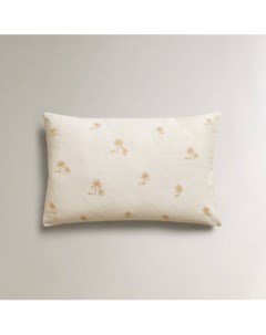 Наволочка с вышивкой пальмы 45 x 155 Zara home