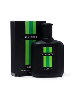 Туалетная вода мужская Alliance L.Coast, 100 мл (по мотивам Lacost 12.12 Blanc) Delta parfum