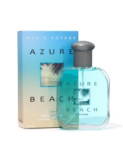 Парфюмерная вода мужская Men's Voyage Azure Beach, 100 мл (по мотивам Azzaro Chrome (Azzaro) Delta parfum