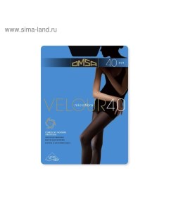 Колготки женские Velour 40 den размер 4 цвет nero Omsa