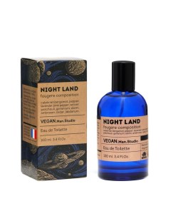 Туалетная вода мужская Vegan Man Studio Night Land, 100 мл (по мотивам Sauvage (C.Dior) Delta parfum