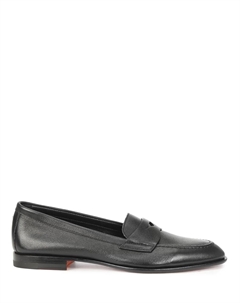 Лоферы кожаные Santoni