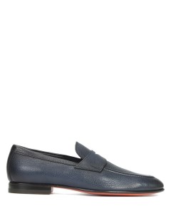 Лоферы кожаные Santoni