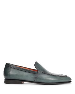 Лоферы кожаные Santoni