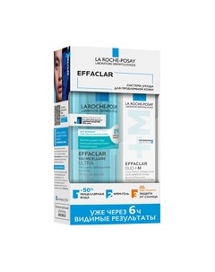 Набор косметики для лица Effaclar Крем Duo+M+Мицеллярная вода+Флюид Anthelios La roche-posay