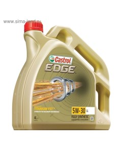 Масло моторное EDGE Titanium 5W-30 LL, 4 л Castrol