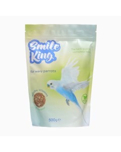 Корм для волнистого попугая, 500 г Smile king