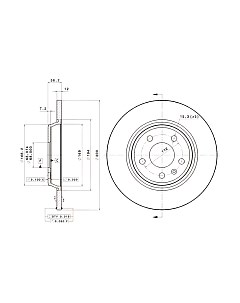 Тормозной диск Brembo