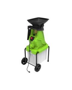 Измельчитель садовый электрич. 220В,2800W с контейнером,2208007 Greenworks