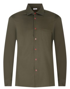 Рубашка Slim Fit хлопковая Kiton