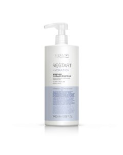 Мицеллярный шампунь для нормальных и сухих волос Restart Hydration Moisture Micellar Shampoo Revlon professional