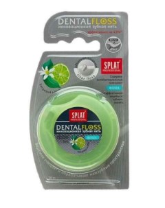 Professional DentalFloss Зубная нить БЕРГАМОТ И ЛАЙМ объемная, 30 м. Splat