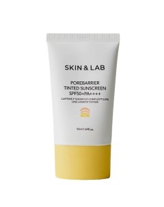 Тонирующий солнцезащитный крем Porebarrier Tinted Sunscreen 50.0 Skin&lab