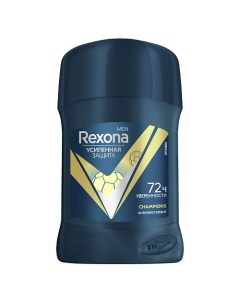 Дезодорант-антиперспирант стик усиленная защита мужской Champions Men Rexona