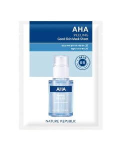 Маска для лица тканевая с кислотами AHA Mask Sheet Aha Nature republic