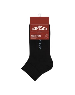 Носки мужские укороченные ACTIVE, размер 42-44, цвет nero Omsa