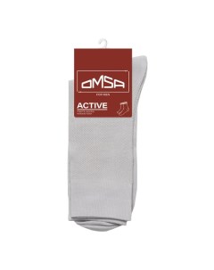 Носки мужские летние ACTIVE размер 39 41 цвет grigio chiaro Omsa