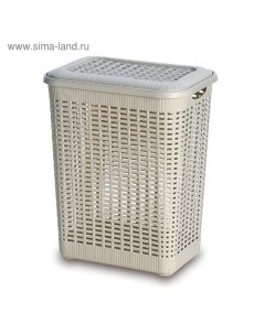 Корзина для белья Rattan, 50 л, цвет МИКС Gensini