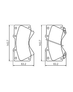 Тормозные колодки Bosch