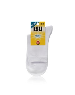 Носки женские BASIC р.23-25 000 белый Esli