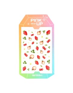 Наклейки для ногтей DECOR NAIL STICKERS переводные Pink up