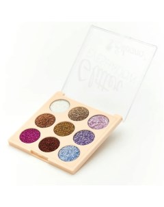 Тени белстящие для век GLITTER EYESHADOW Silvana