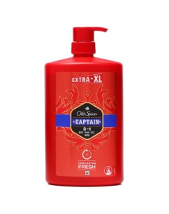 Гель для душа и шампунь 2 в 1 Captain,1000 мл Old spice