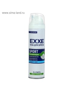 Пена для бритья Sport Energy Cool Effect, тонизирующая, 200 мл Exxe